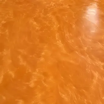 Marigold metallic epoxy color swatch